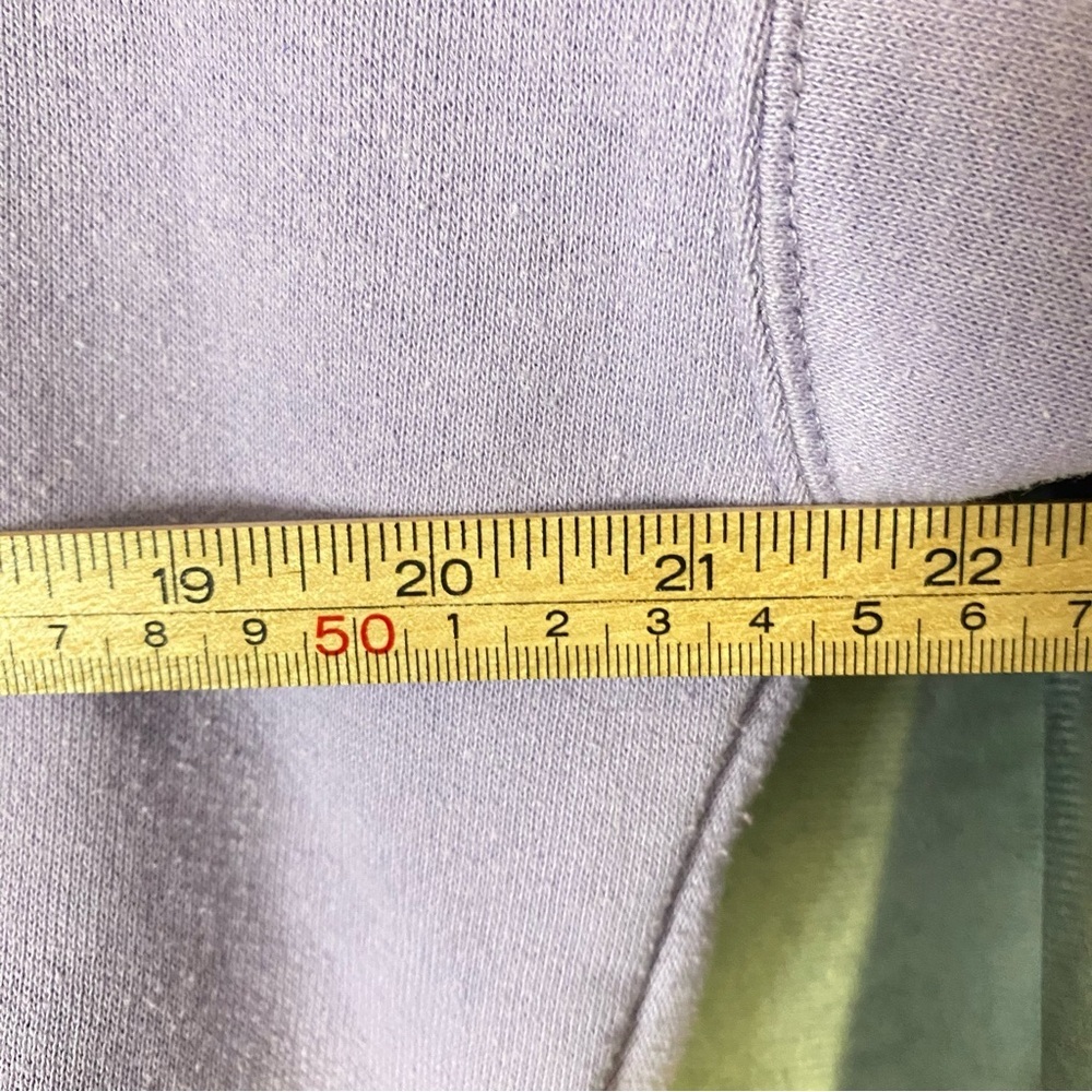 Playboy Bunny Vintage Zip-Up Hoodie Light Purple Bedazzled Outline Back Logo S M - Picture 10 of 11